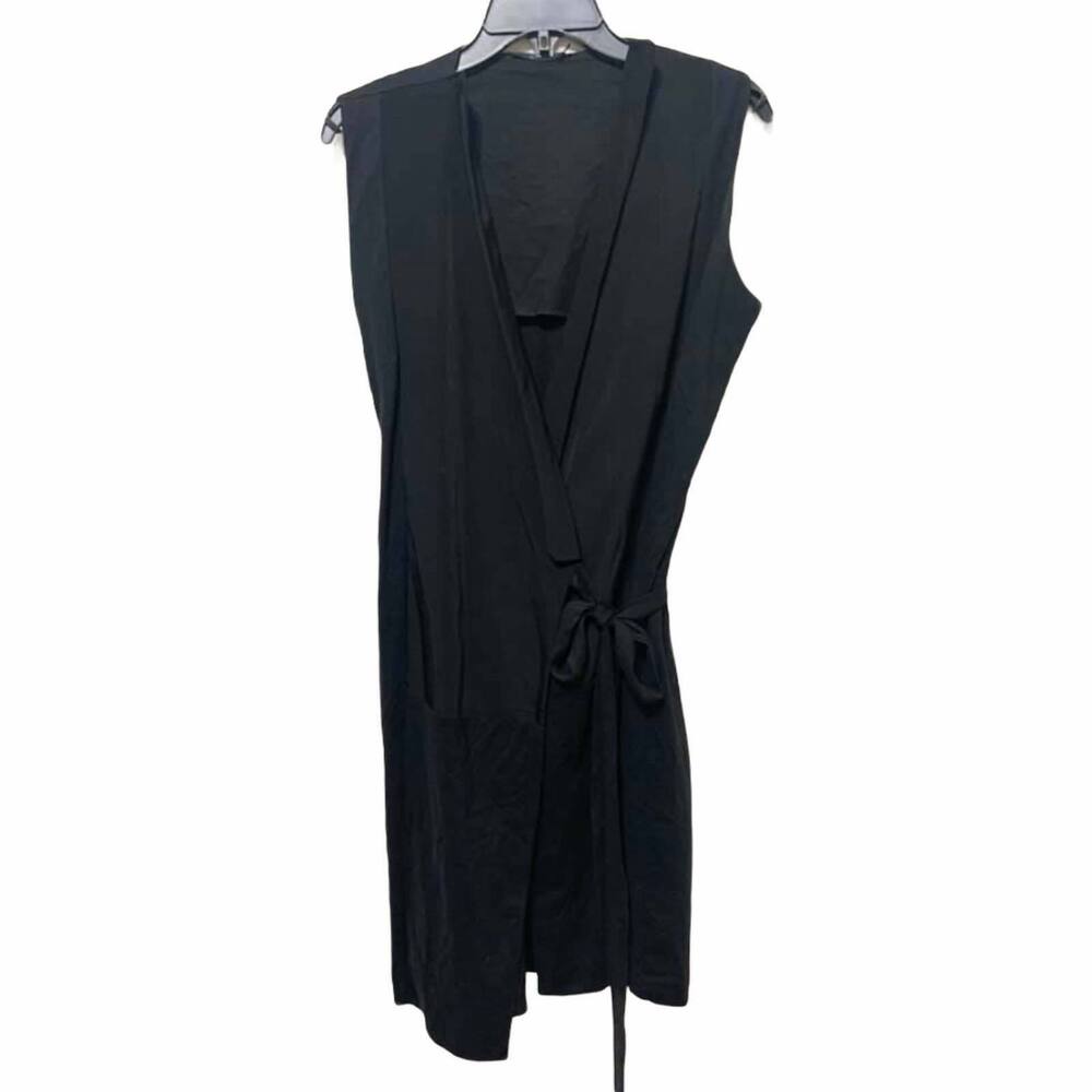 COS Black Sleeveless Wrap‎ Dress Small